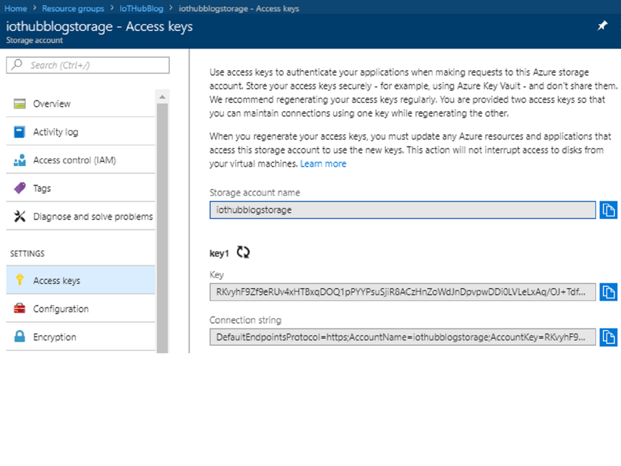 Storage connectionstring IoT Hub (Text Image).png