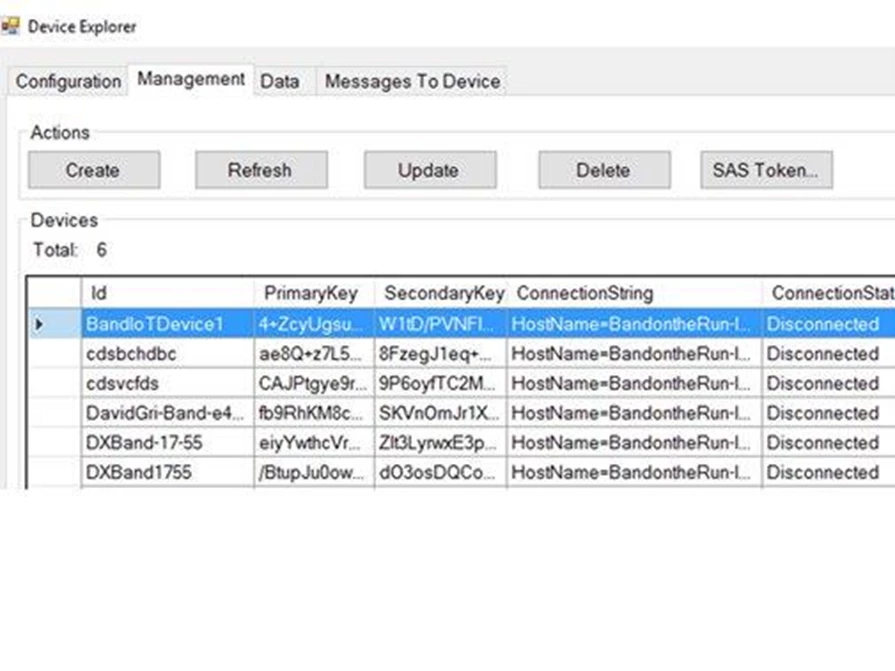 Profiteren Van De Azure Iot Hub Device Explorer Betabit