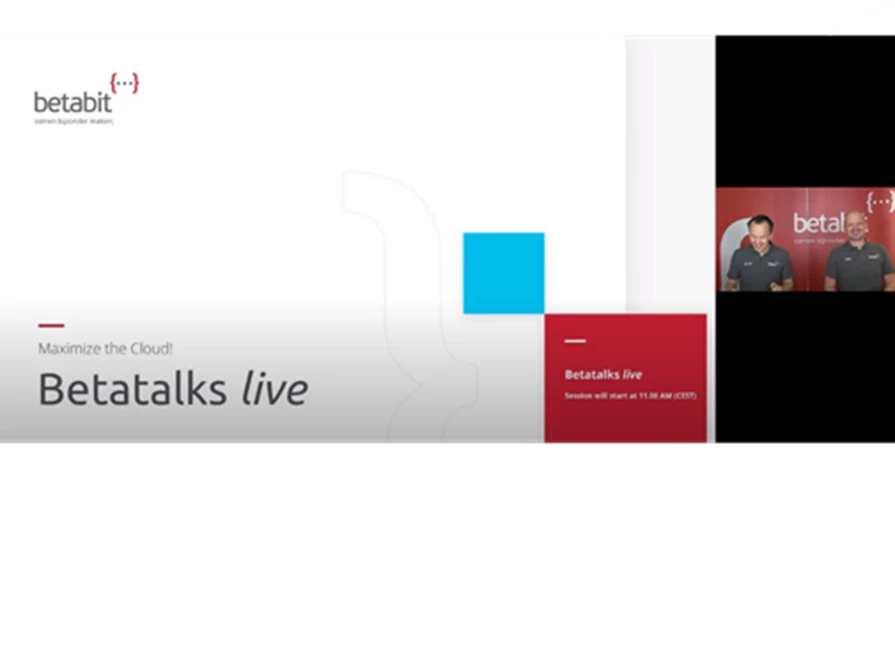 Betatalks Live 'Maximize The Cloud!' Betabit