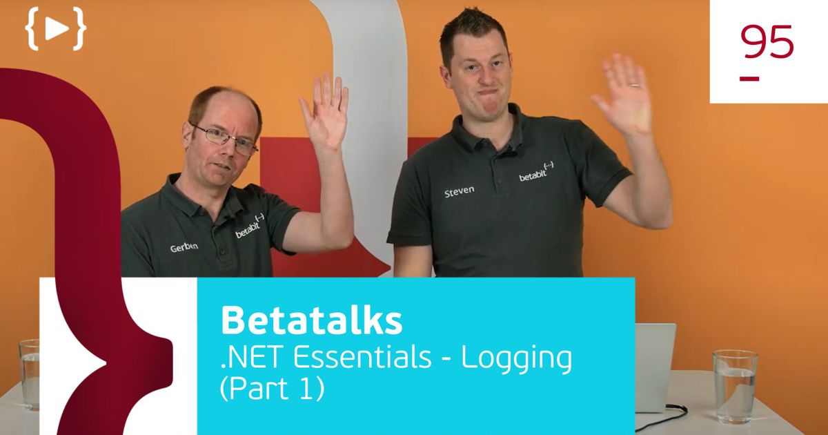 .NET Essentials: Logging in .NET (Part 1) | Betabit.nl